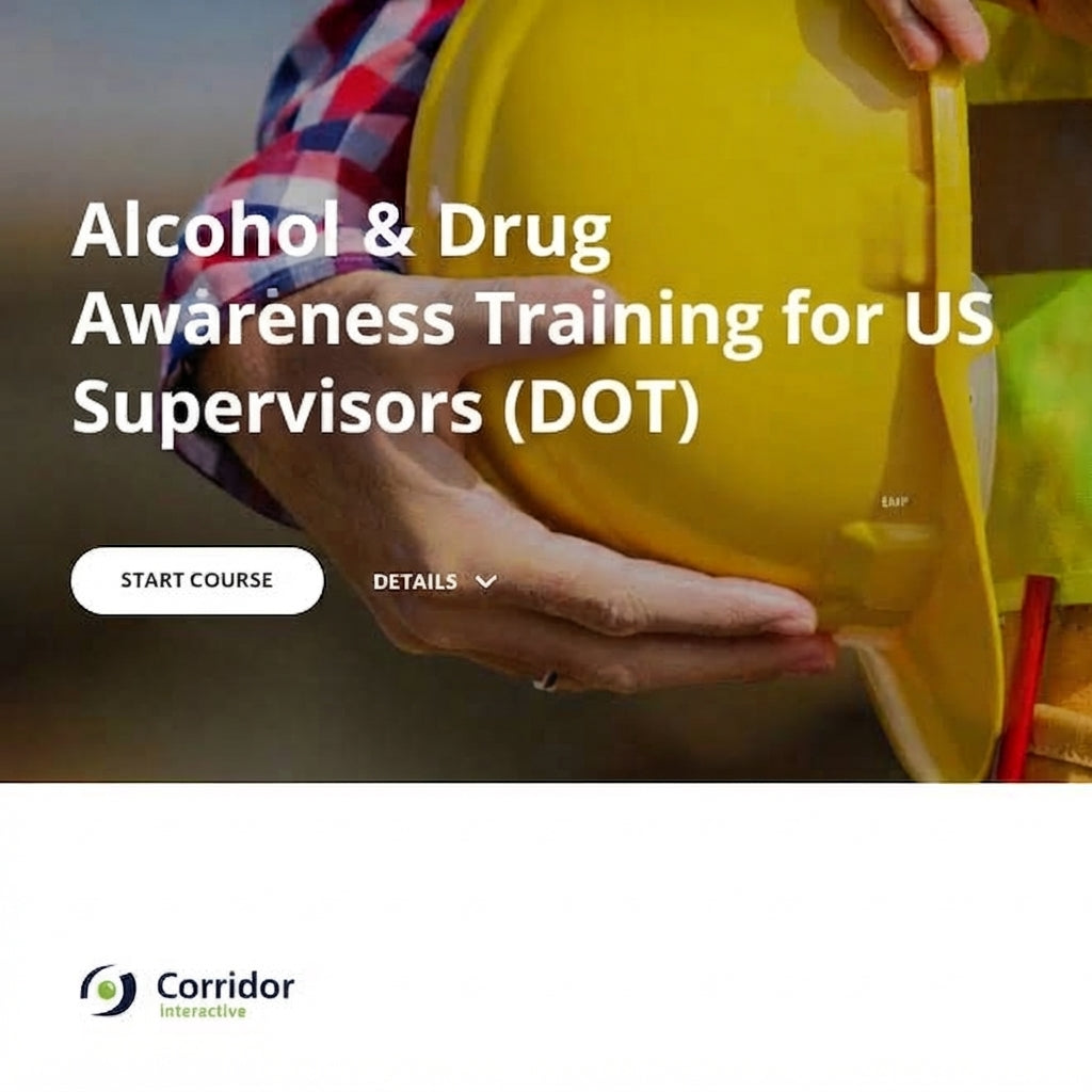 Supervisor Drug and Alcohol DOT Training (USA)