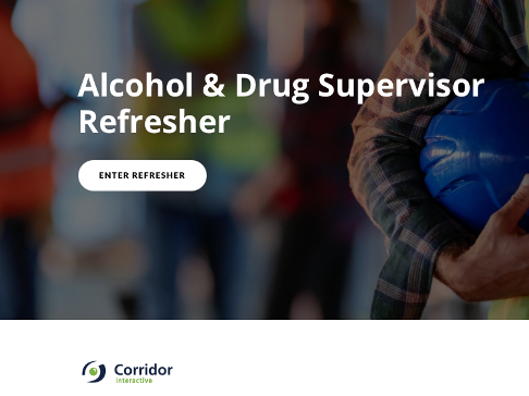 Refresher Training: Supervisor  Drug and Alcohol